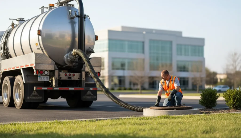 commercial septic tank pumping wide