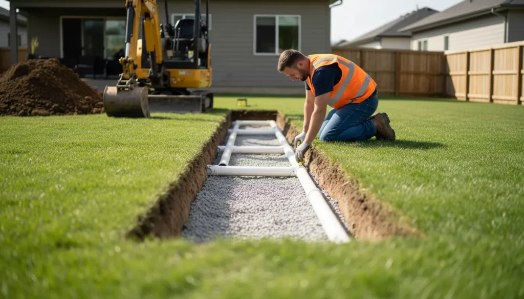 drain field repair wide