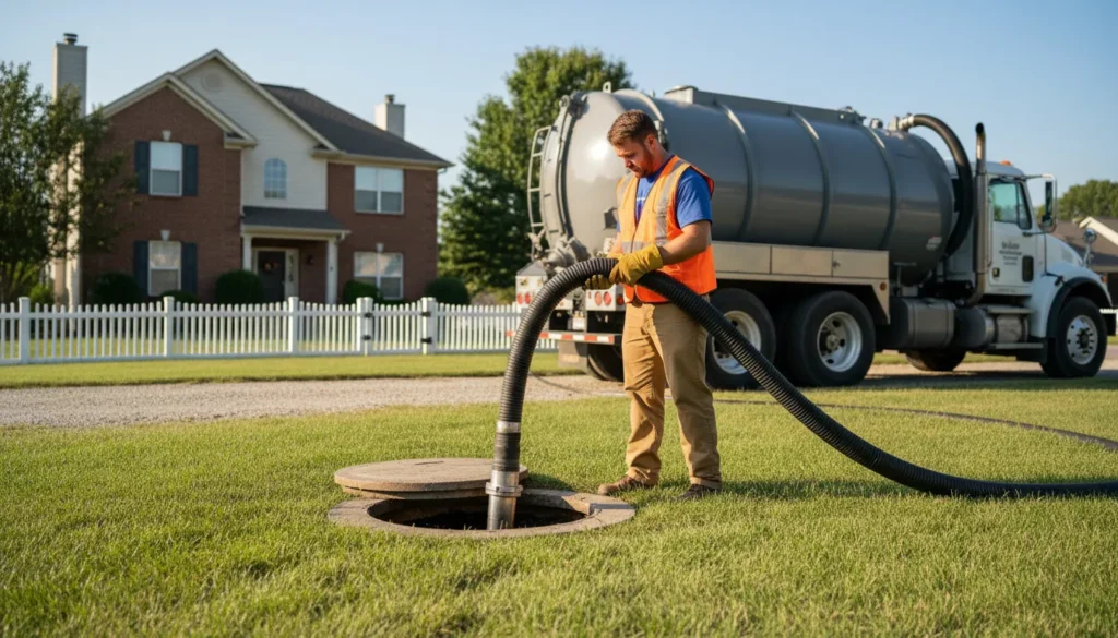 emergency septic tank pumping wide