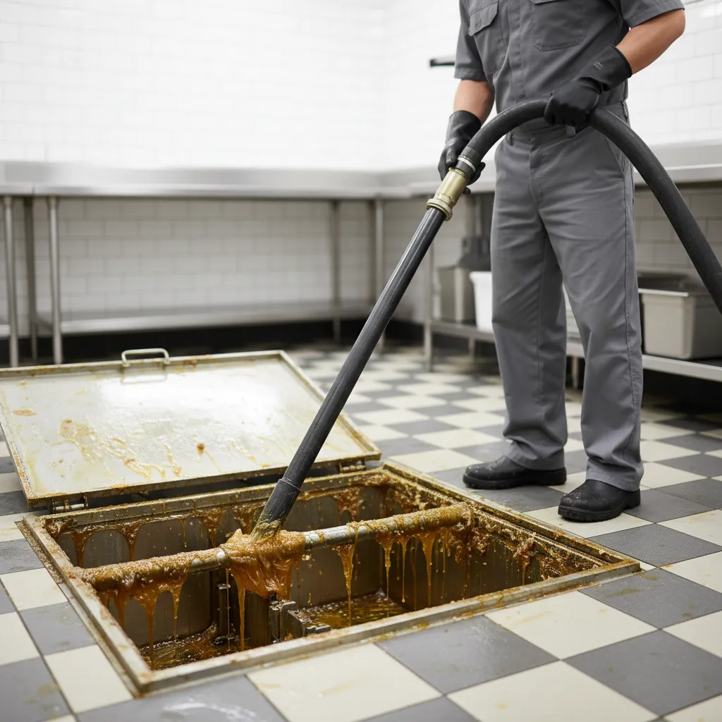grease trap cleaning square