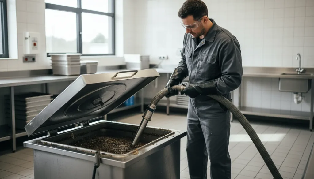 grease trap cleaning wide