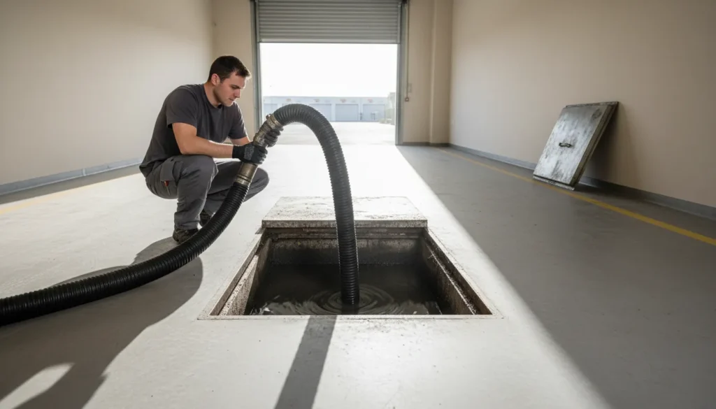 grease trap pumping wide