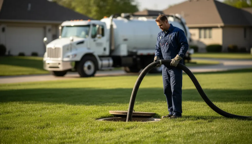 residential septic tank pumping wide