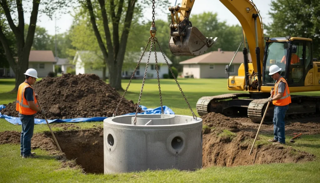 septic system installation wide