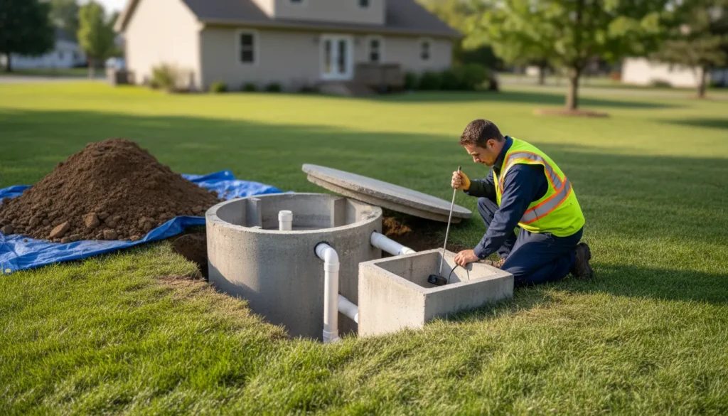 septic system repair wide